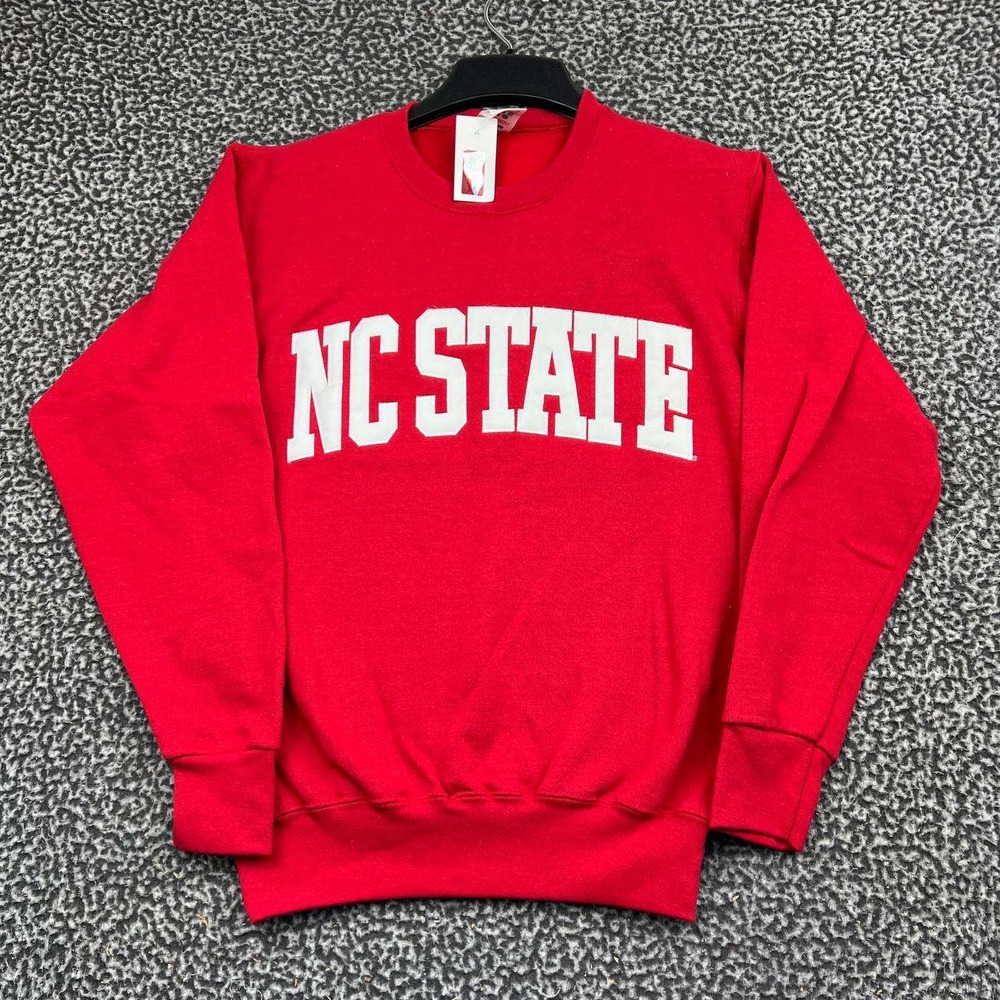 NC State Wolfpack Sweatshirt Men Small American Threads The Game Crewneck New S